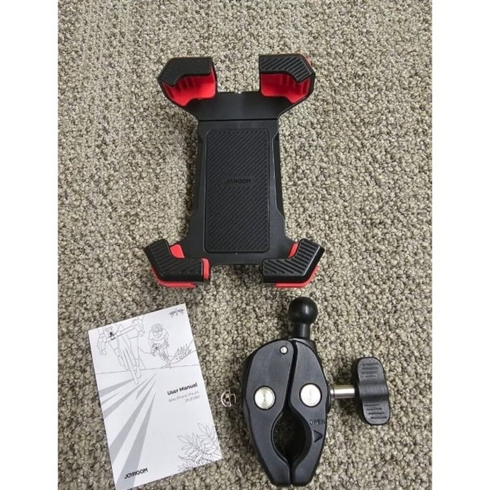 New Motorcycle Phone Mount, [Fastest Visualize Lock][150mph Wind Anti-Shake
